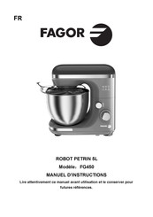 Fagor FG450 Instruction Manual