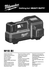 Milwaukee M18 BI Manual