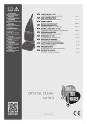 Lavorwash CRYSTAL CLEAN User Instructions