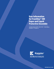 KAPPLER Frontline 500 User Information