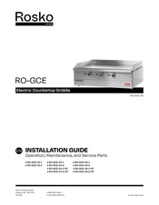Rosko RO-GCE-24-1-CP Installation Manual