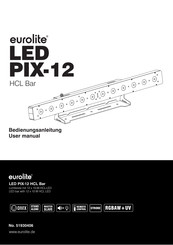 EuroLite LED PIX-12 HCL Bar User Manual