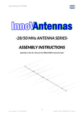 WiMo InnovAntennas 10-6, 3 plus 3 Assembly Instructions Manual