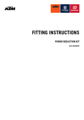 KTM 45312948444 Fitting Instructions Manual