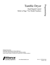 Alliance Laundry Systems GH035N Re)Programming Manual