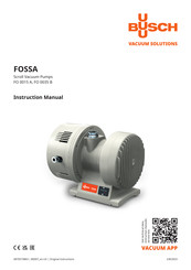 BUSCH Fossa FO 0015 A Instruction Manual