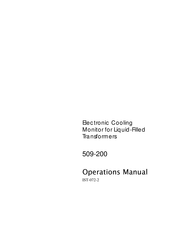 Qualitrol 509-200 Operation Manual