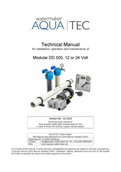 Aquatec DD 500 Technical Manual