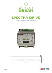 VERTICALLY URBAN SPECTRA DRIVE Installation Instructions Manual