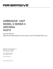 AIRBRASIVE H II Series Service Manual
