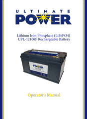 Ultimate Power UPL-12100F Operator's Manual