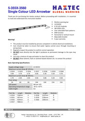 Haztec 5-355X-3560 Manual
