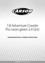 Carson Adventure Crawler Pro Assembly Instructions Manual