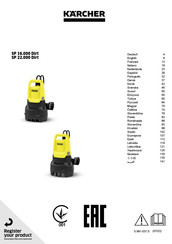 Kärcher SP 16.000 Dirt Manual