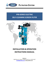 ProFlo PFB Series Installation & Operation Manual