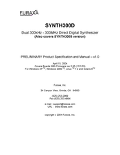 Furaxa SYNTH300D Manual