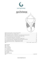 swing2sleep go2sleep Instructions For Use Manual
