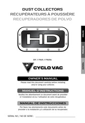 Cyclo Vac HD Owner's Manual