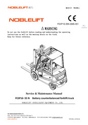 Noblelift FE3P16-35 N Service Maintenance Manual