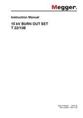 Megger T22/13B Instruction Manual