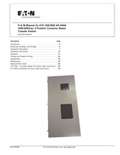 Eaton ATC-300 Instruction Booklet