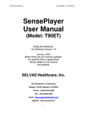 SELVAS Healthcare SensePlayer T90ET User Manual