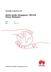 Huawei UPS5000-H-600 kVA-FTN Quick Manual