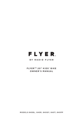 Radio Flyer FLYER 840T Owner's Manual