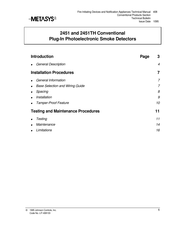 Metasys 2451TH Quick Start Manual