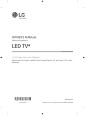 LG 32LM57 Series Owner's Manual
