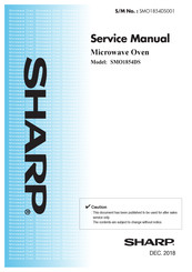Sharp SMO1854DS Service Manual