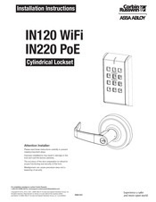 Assa Abloy Conrbin Russwin IN120 WiFi Installation Instructions Manual