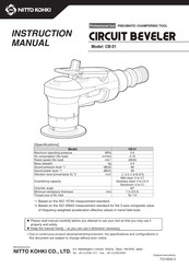 Nitto Kohki CB-01 Instruction Manual