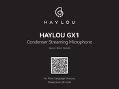 Haylou GX1 Quick Start Manual