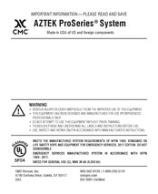 CMC Rescue AZTEK ProSeries System Instruction Manual