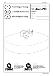 Sove 51-162-990 Assembly Instructions Manual