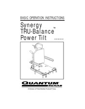 Pride Mobility QUANTUM REHAB 088 609 661 Manual