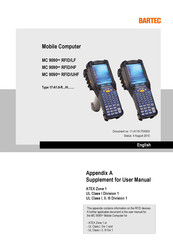 Bartec MC 9090ex RFID/LF Manual