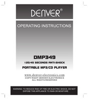 Denver DMP349 Operating Instructions Manual