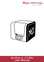 Exyz printing da Vinci Jr.2.0 Mix User Manual