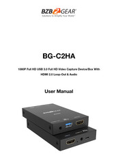 BZBGEAR BG-C2HA User Manual