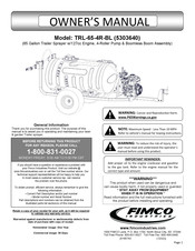 Fimco TRL-65-4R-BL Owner's Manual