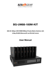 BZBGEAR BG-UM88-100M-KIT User Manual