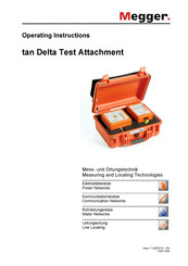 Megger tan Delta Test Attachment Operating Instructions Manual