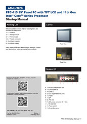 Advantech PPC-415 Startup Manual