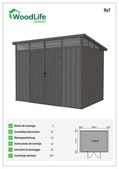 WoodLife Garden GORDON 30439 Assembly Instructions Manual