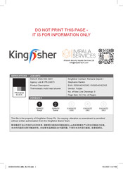 Kingfisher 5059340162362 Manual