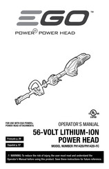 Ego Power+ PH1420-FC Operator's Manual