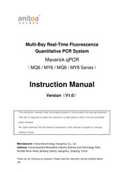 anitoa MY6 Series Instruction Manual