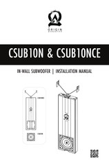 Origin Acoustics CSUB10NCE Installation Manual